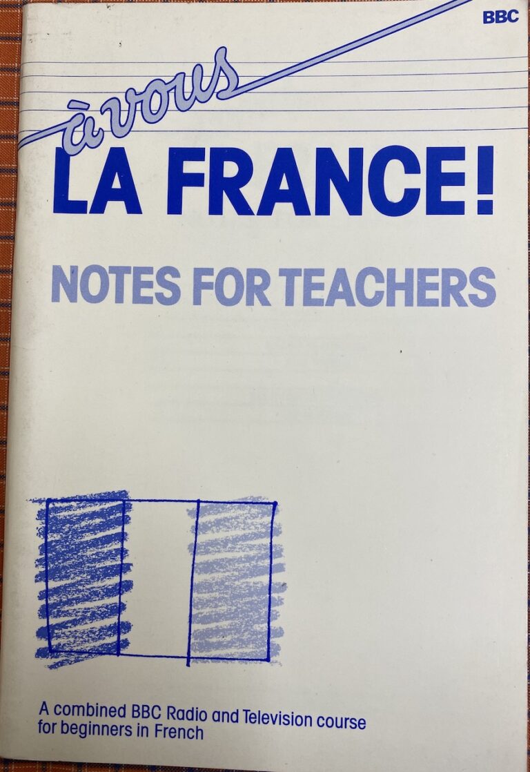 a vous LA FRANCE! notes for teachers Insegna